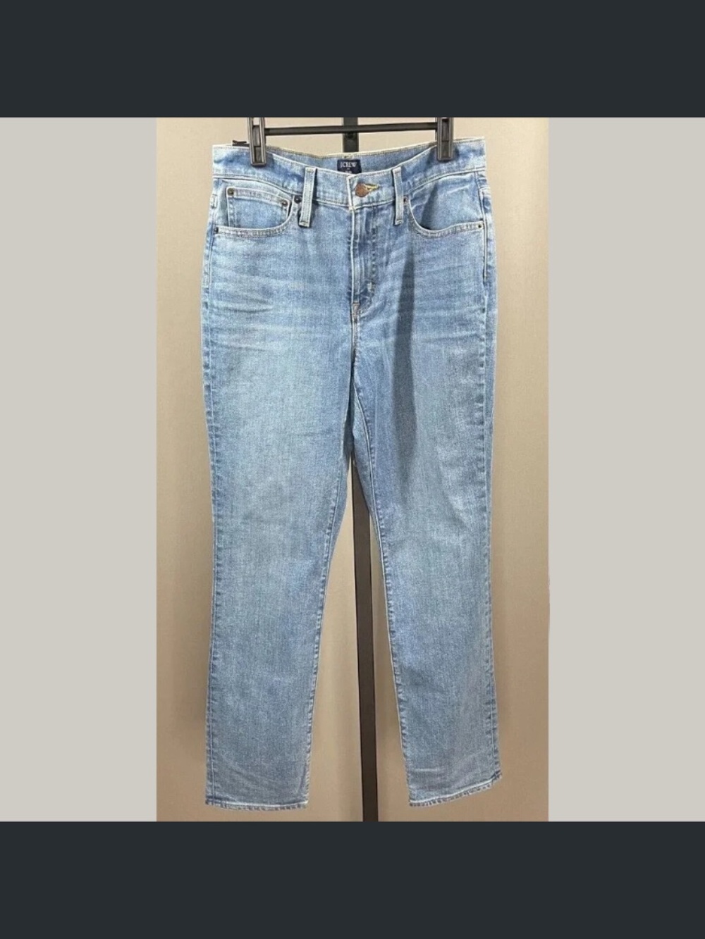 NEW J Crew Jeans Womens 25 blue denim straight boyfriend fit preppy casual